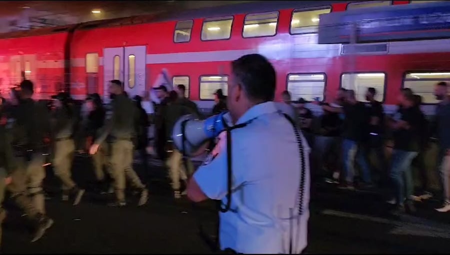 ההפגנות באיילון, אמש