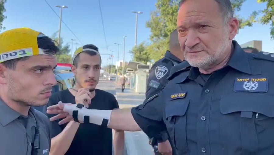 המאבטח מתאר למפכ"ל מה קרה