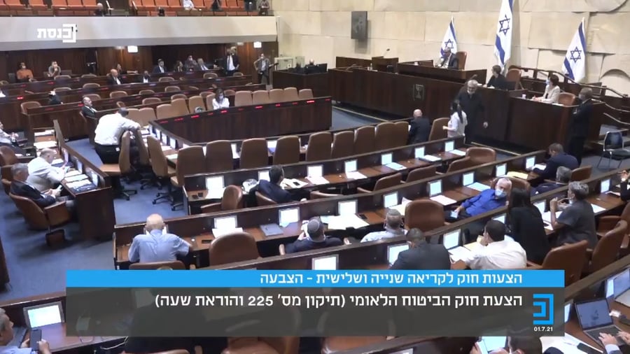 המהומה במליאה לאחר ההצבעה הכפולה