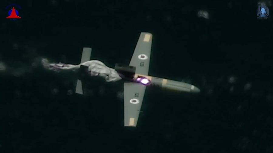 יירוט כטב"מים בטווחים ובגובהי טיסה שונים באמצעות מערכת לייזר אווירית שהותקנה על מטוס