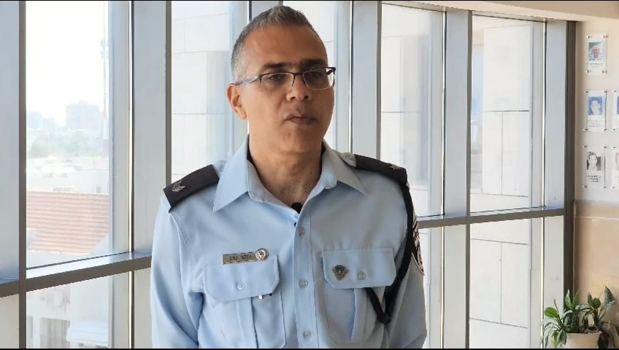 רס"ב יעקב פלג, ראש צוות החקירה במשטרת אשדוד על המקרה