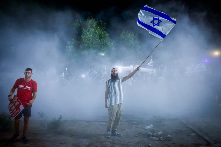 הפגנה נגד הרפורמה בירושלים