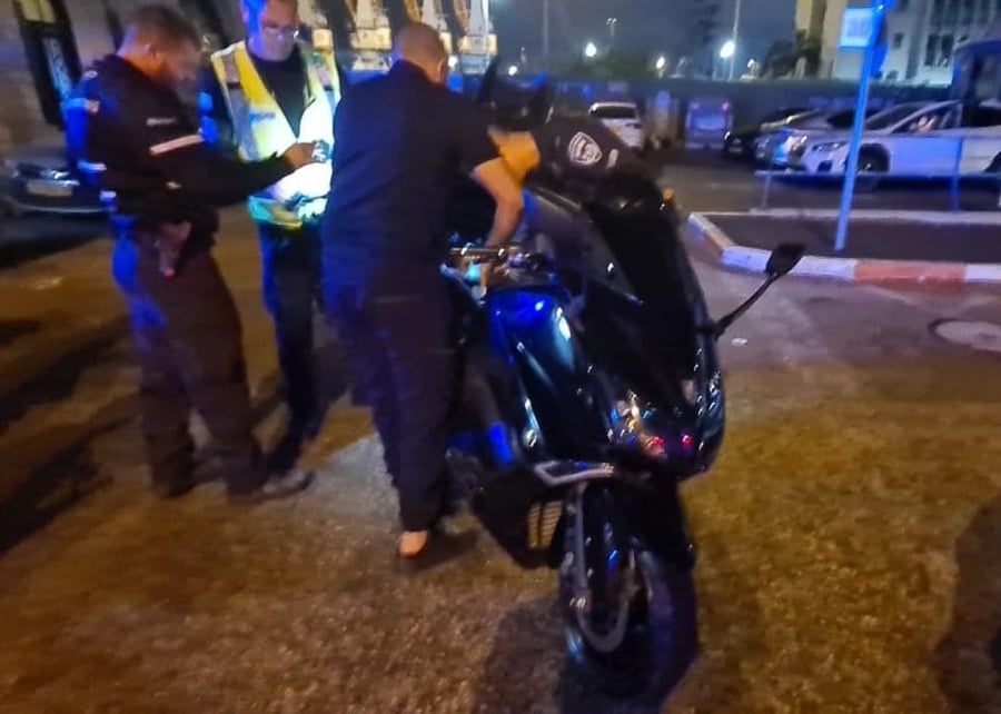 השוטרים חילקו דוחות לרכבים ואופנוענים משופרים ומרעישים