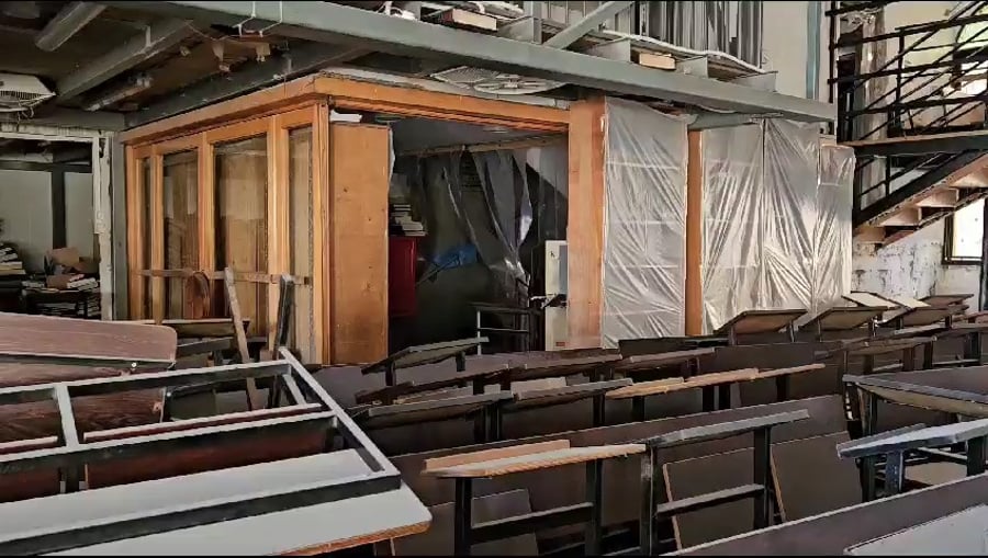 צפו בתיעוד מהרחבת בית המדרש