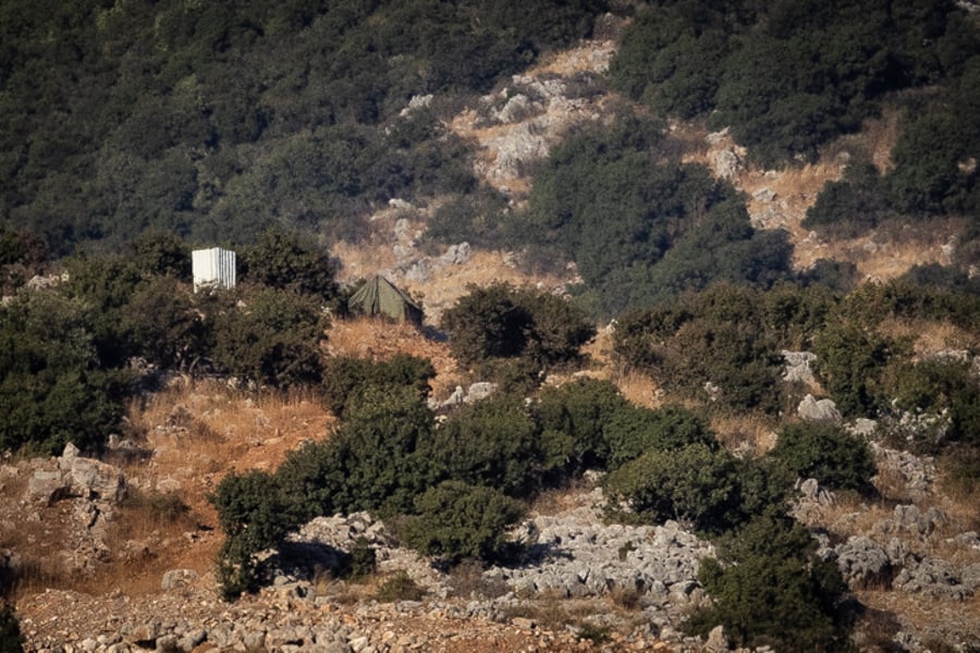 תמונות ראשונות: כך נראה אוהל חיזבאללה משטח ישראל