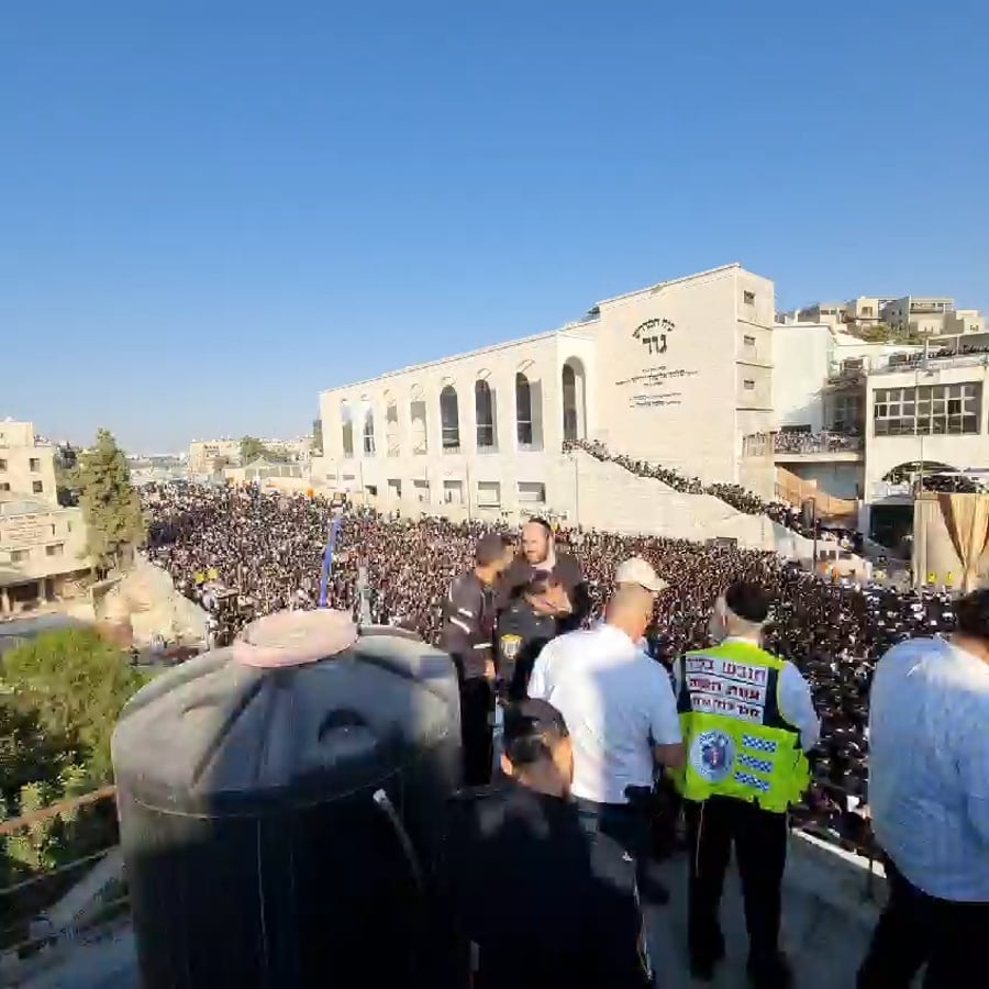 המונים בחופת נכדת האדמו"ר