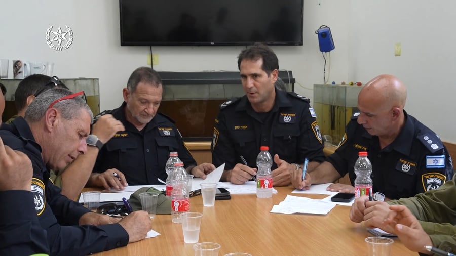 פעילות המשטרה באזור האסון, היום