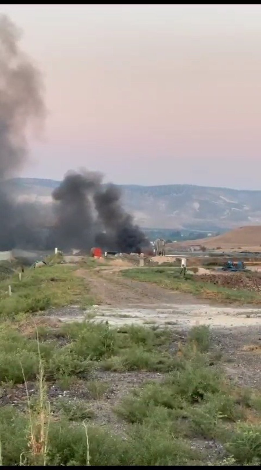 הנזק לחווה הסולארית