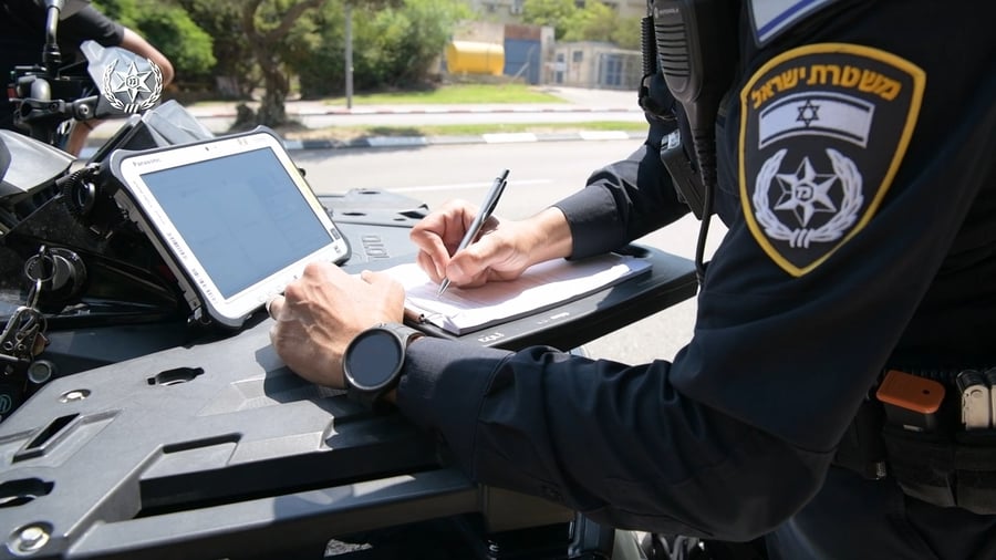הפעילות המשטרתית אתמול בנתניה