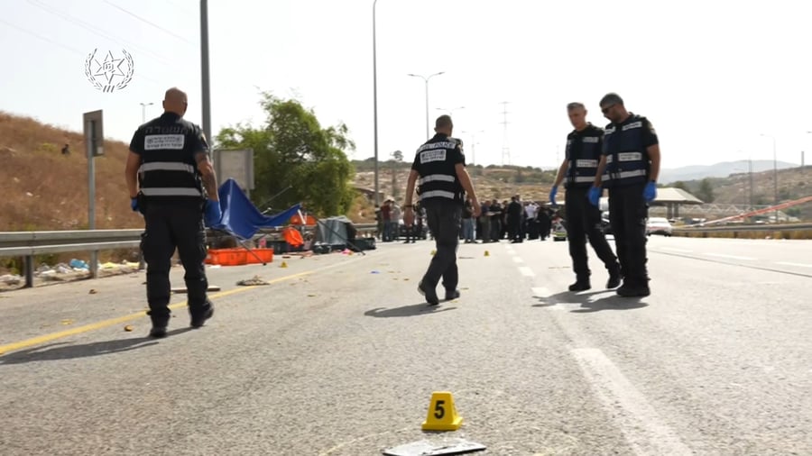 זירת הפיגוע, בשעה זו