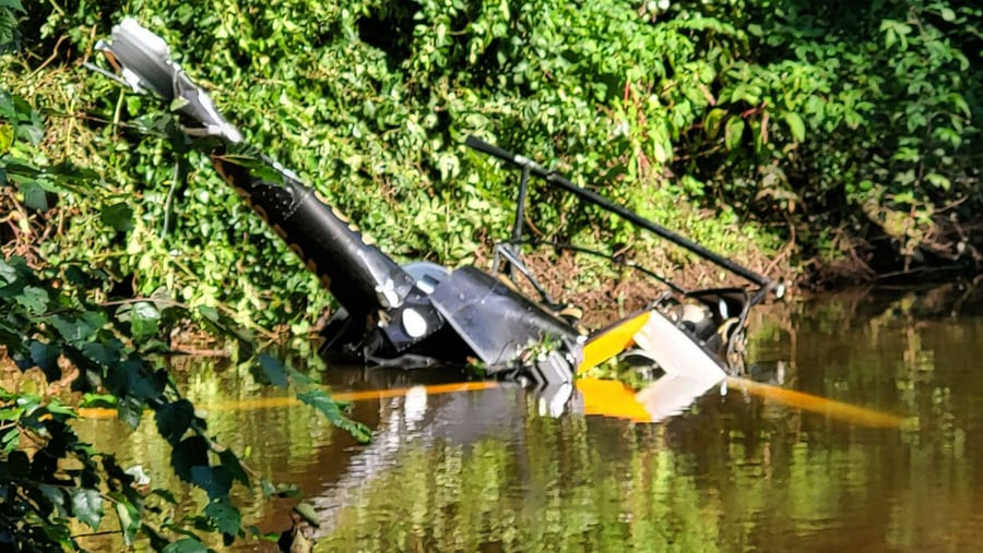 טייס ישראלי נהרג בהתרסקות מסוק לתוך תעלת מים בניו ג'רזי