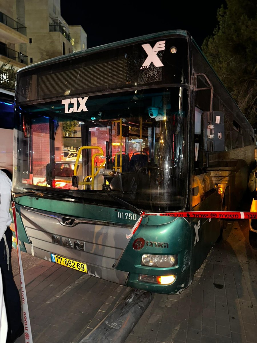 נס בירושלים: אוטובוס התדרדר סמוך לישיבה, ילדים נפגעו קל 