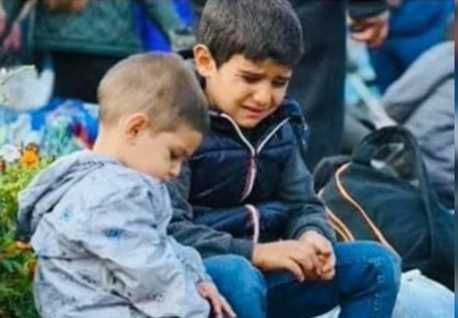 ילדים פליטים מנגורנו-קרבאך