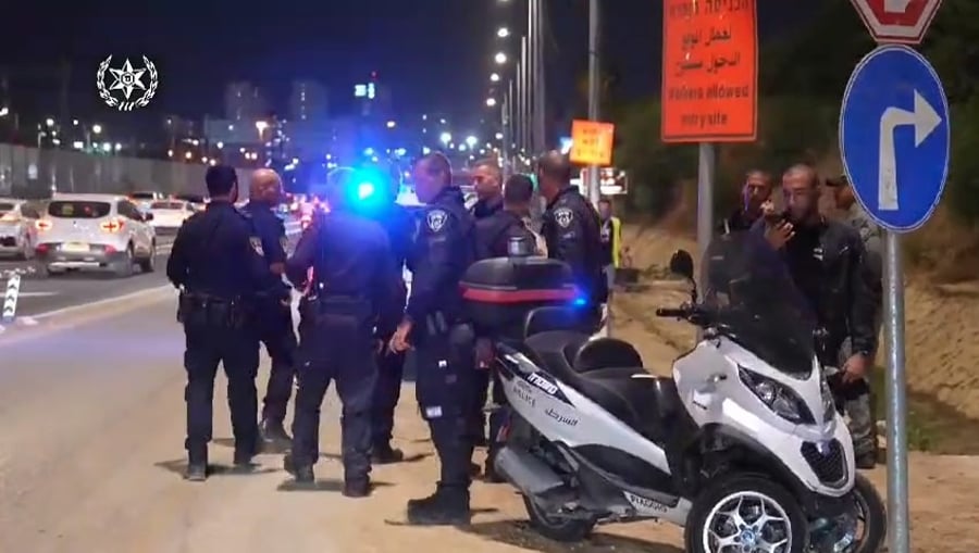 היערכות השוטרים באיילון