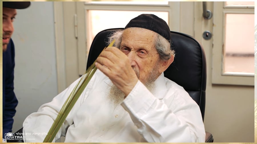 גדולי ישראל עם הלולבים המהודרים