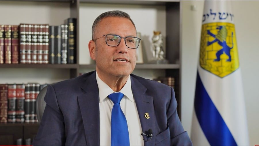 ראש עיריית ירושלים משה ליאון בריאיון ל'כיכר השבת'