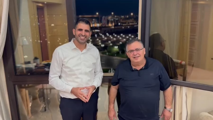 השר קרעי וח"כ דוד ביטן בערב הסעודית