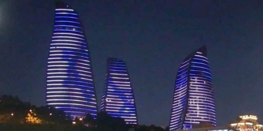 הערב בבאקו בירת אזרבייג'ן