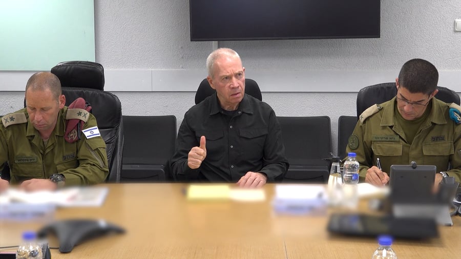 השר גלנט היום