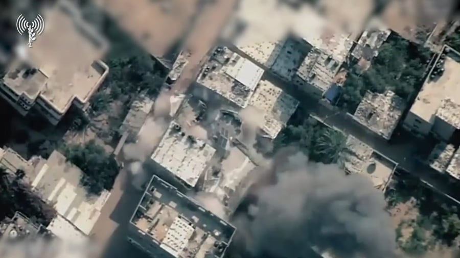 התקיפה כעת בעזה