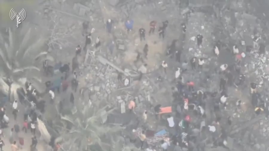 תקיפת יעד של ארגון הטרור חמאס בלב עזה