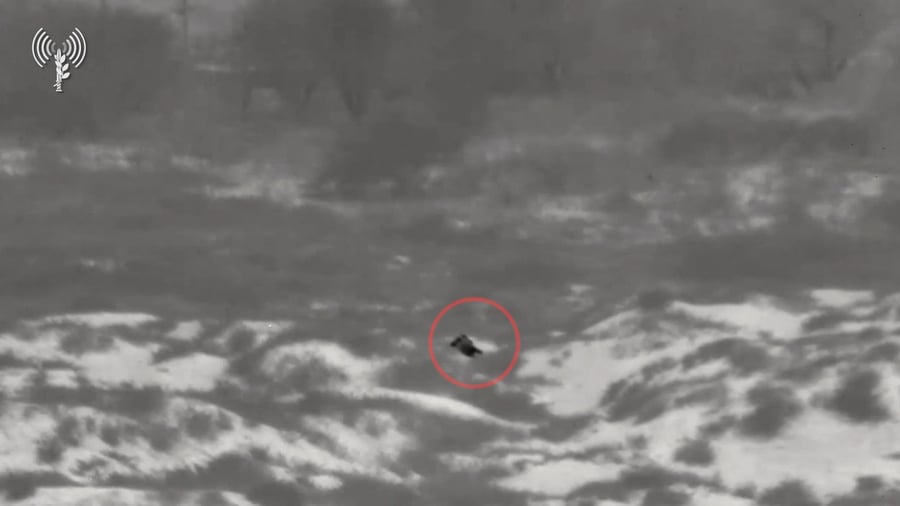 צפו בחיסול המחבלים סמוך למפלסים בעוטף עזה