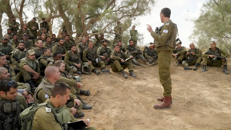 הרמטכ"ל בשיח עם הלוחמים