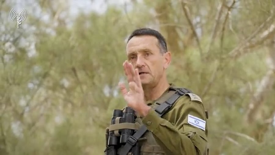 צפו בדברי הרמטכ"ל ללוחמים בגבול עזה