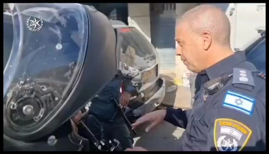 פעילות שוטרי מחוז ירושלים ומג"ב בשכונה למעצרם של החשודי