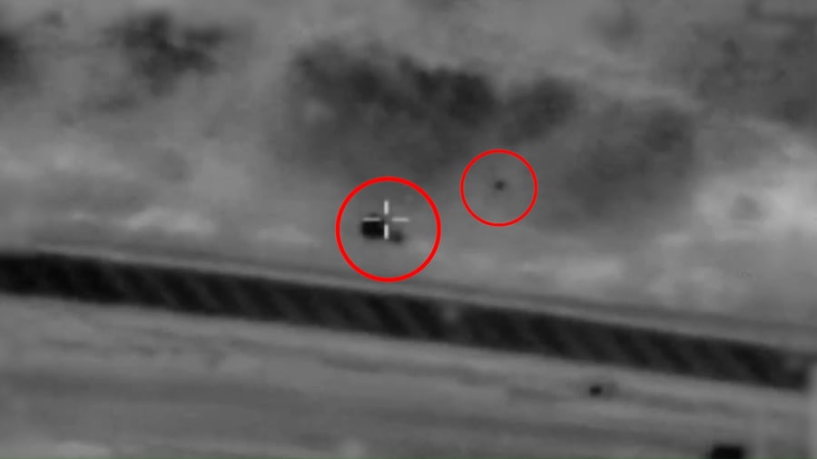 חיסול המחבלים לפני זמן קצר