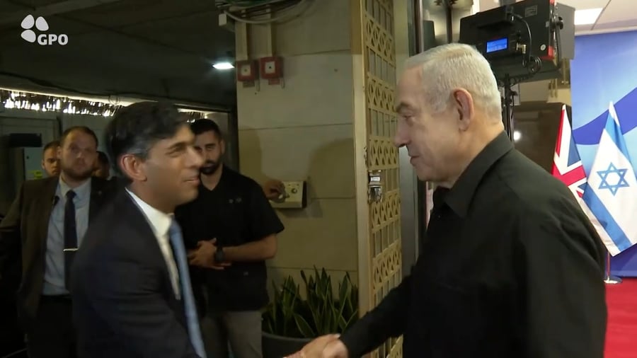 נתניהו וסונאק