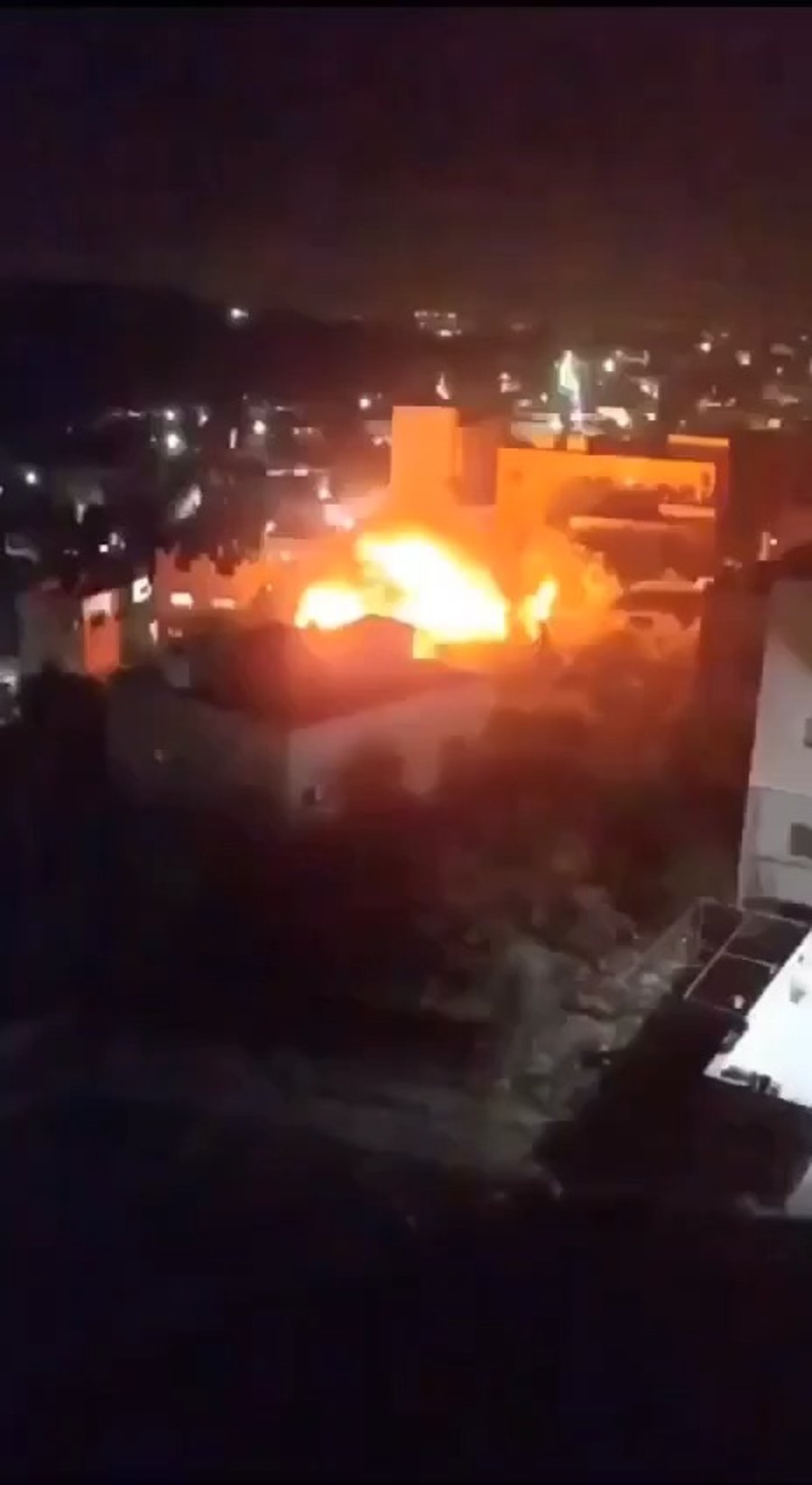 רגע התקיפה בג'נין