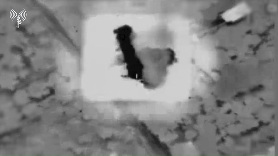 תקיפת משגר רקטות באמצעות "עוקץ פלדה"