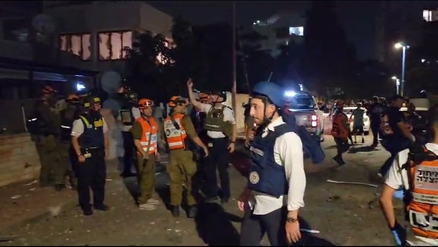 זירת הנפילה באשדוד