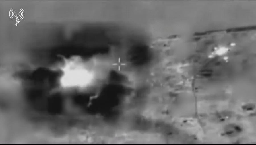 התקיפות בעזה בליל שבת