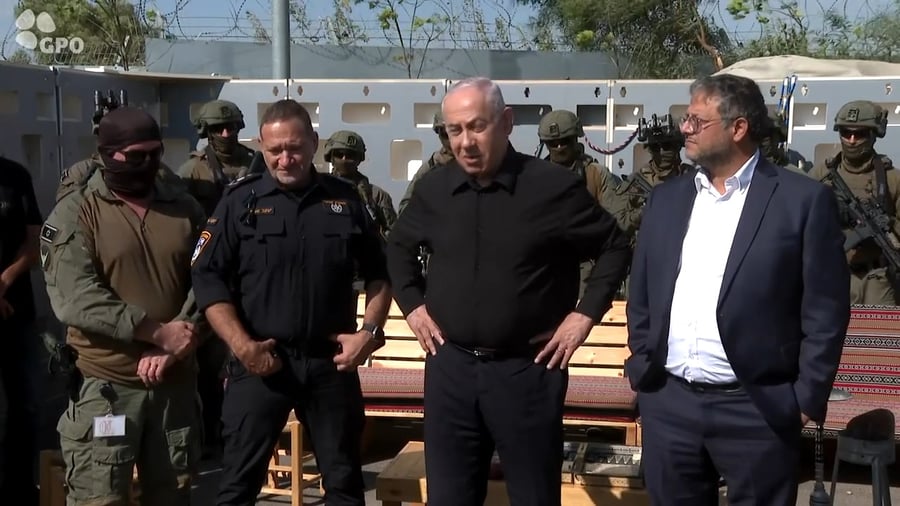 נתניהו עם לוחמי הגדעונים