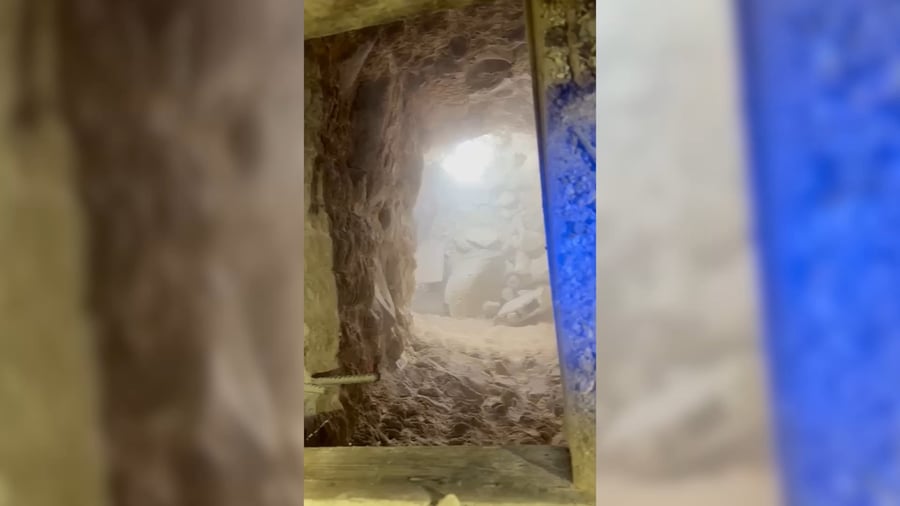 הפיר שהושמד על ידי לוחמי דובדבן