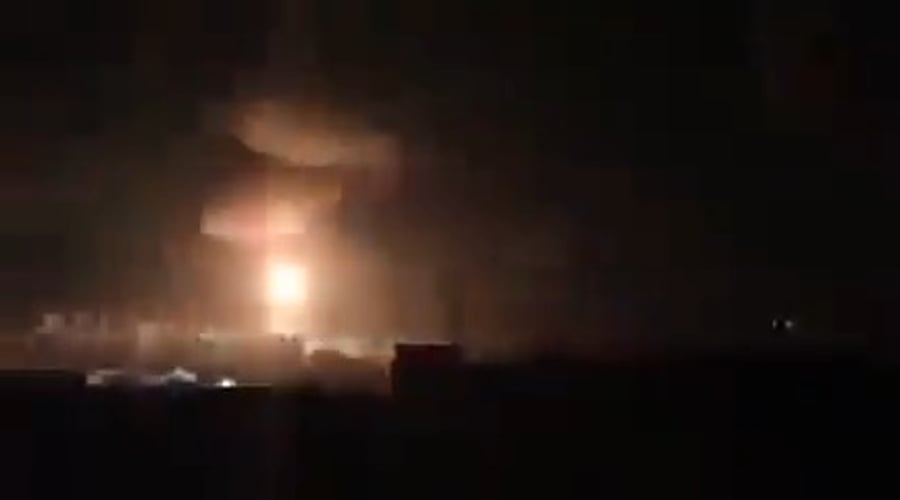 תקיפות אוויריות של צה"ל בליל שבת האחרון 