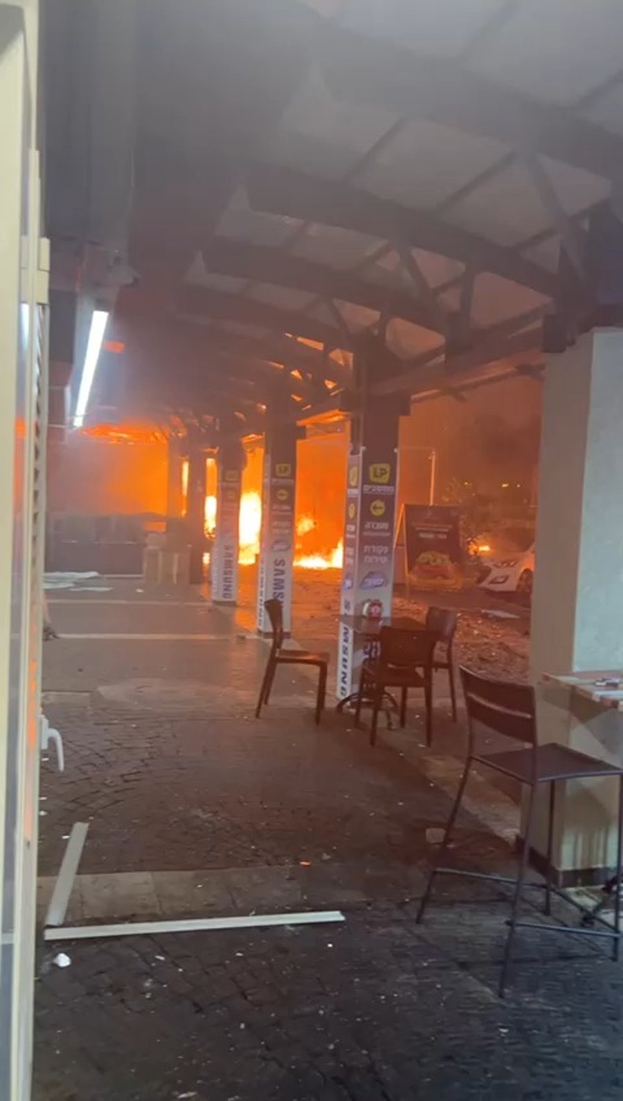 זירת הנפילה בקרית שמונה