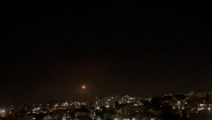 יירוטים במרכז נצפו משכונת רמת שלמה בירושלים