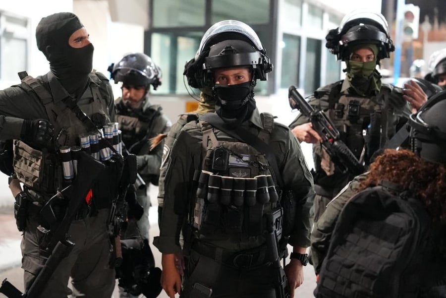 עשרות חשודים בפעילות טרור נעצרו במבצע של המשטרה ולוחמי מג"ב