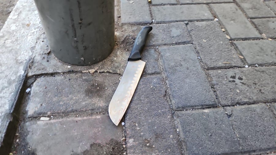 הסכין שעימה בוצע הפיגוע