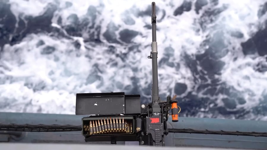 תיעוד מפעילות זרוע הים וסיוע לכוחות היבשה