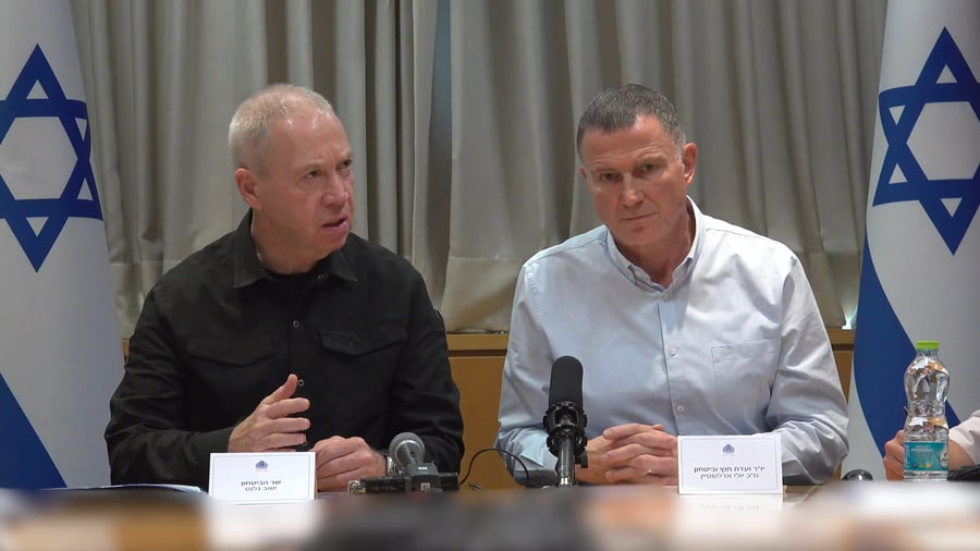 דבריו של שר הביטחון שהותרו לפרסום