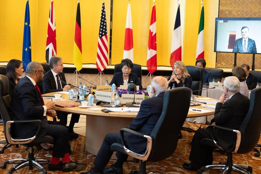 שרי החוץ של ה-G7 