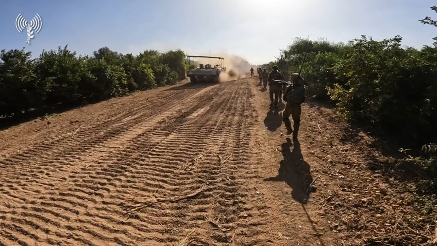 תיעוד של כוחות צה"ל מרצועת עזה