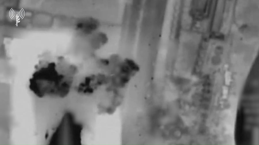 תיעוד מתקיפות של חטיבה 401 במחנה שאטי