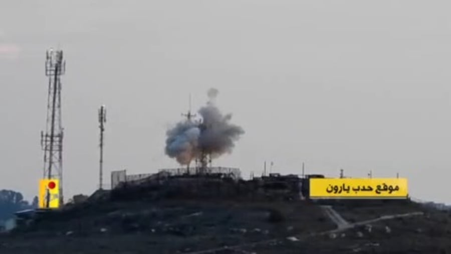 פגיעת נ"ט בעמדת תצפית של צה"ל