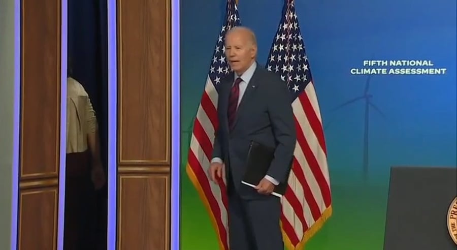 ביידן בהצהרה בבית הלבן היום