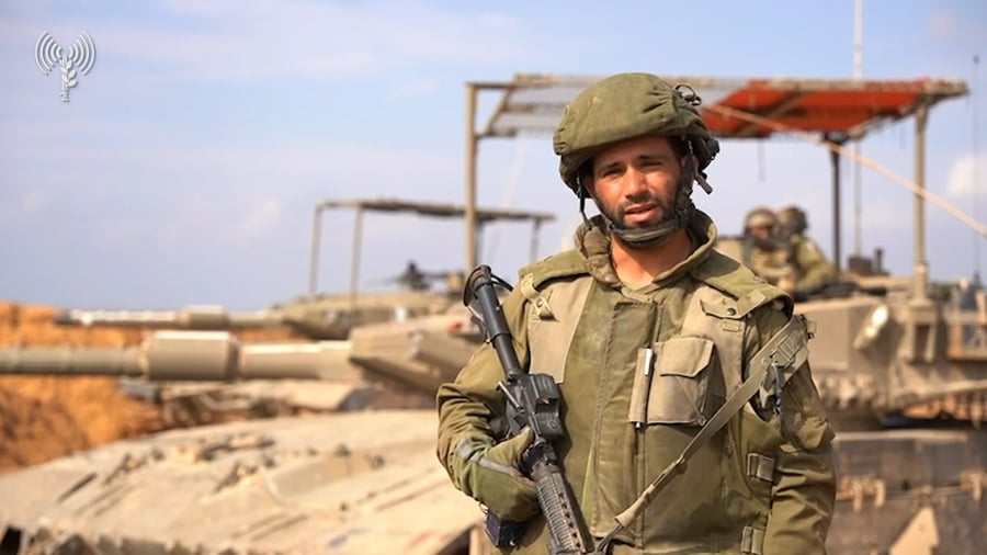 מפקד חטיבה 14, אלוף-משנה טל אלקובי, מתוך רצועת עזה